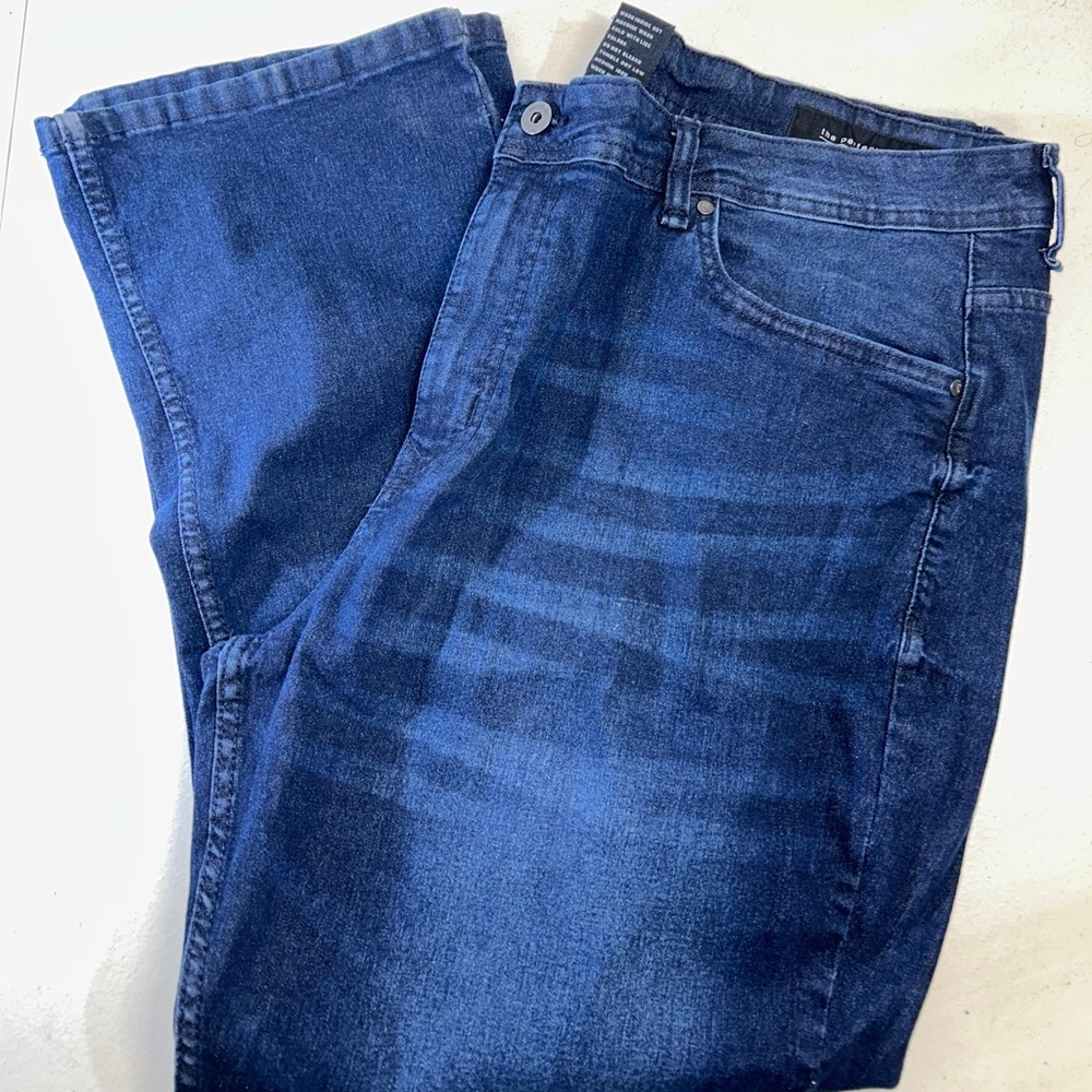 The Perfect Jean NYC Jeans Mens 40X28 Blue Denim Slim Fit Stretch Bootcut